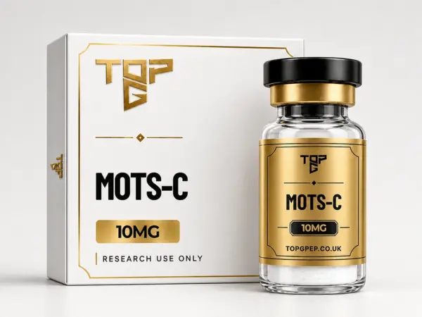 MOTS-c – TopG Pep research peptide vial and box