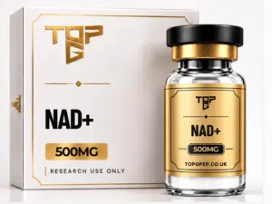 NAD+ NAD+ – TopG Pep research peptide vial and box
