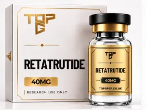 RT 40mg RT 40mg – TopG Pep research peptide vial and box