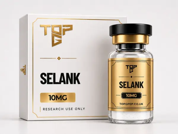 Selank – TopG Pep research peptide vial and box