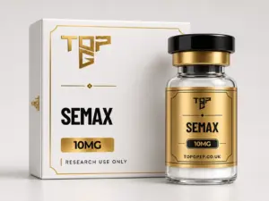 Semax – TopG Pep research peptide vial and box